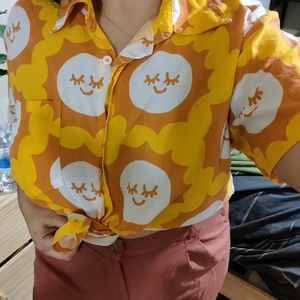 Big Bud Press 5 Year Anniversary Sun Baby Button Up